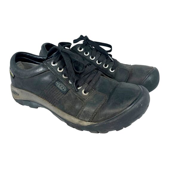 Keen Other - Keen Austin Oxford Shoes Leather Lace Up Casual Work Shoes Black Men 9.5